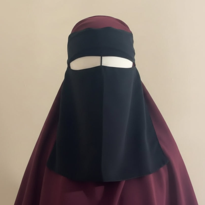 Black Saudi Niqab Alhayaa